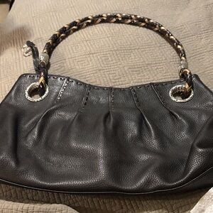 Elegant Black Leather Women's Bag